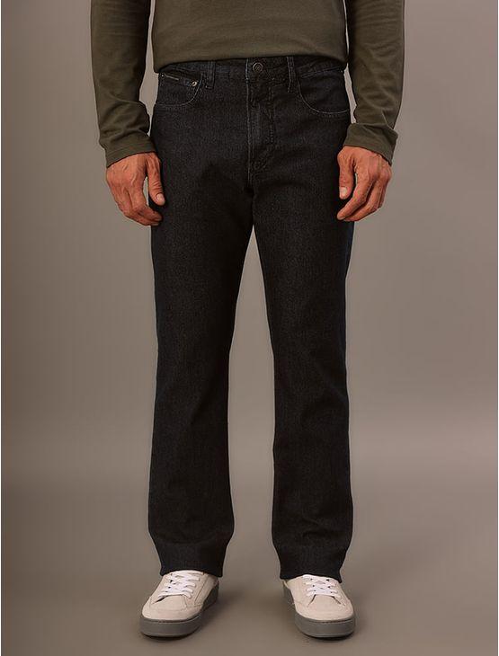 Calça Jeans Masculina Straight Boca Justa Calvin Klein Jeans - Azul Marinho Calça Jeans Masculina Straight Boca Justa Calvin Klein Jeans Azul Marinho 36