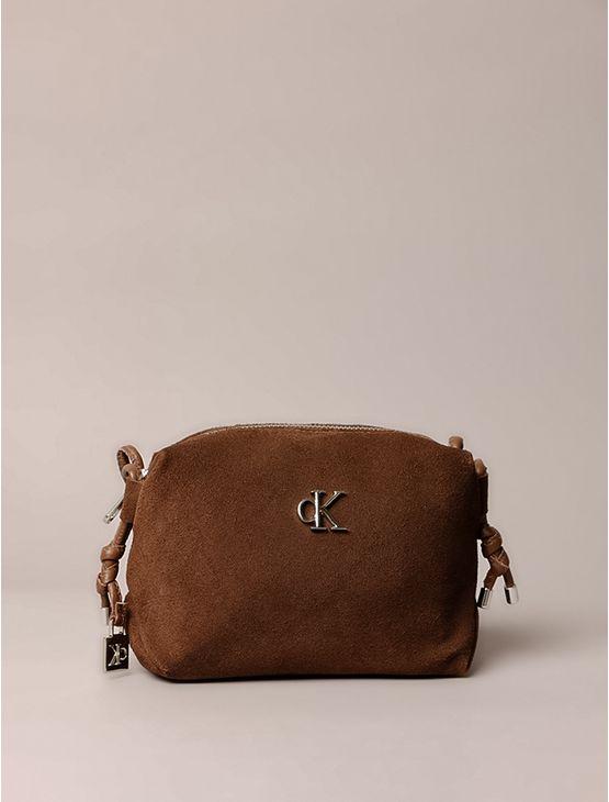 Bolsa Camera Bag Calvin Klein Jeans Feminino Camurça - Marrom Bolsa Camera Bag Calvin Klein Jeans Feminino Camurça Marrom u