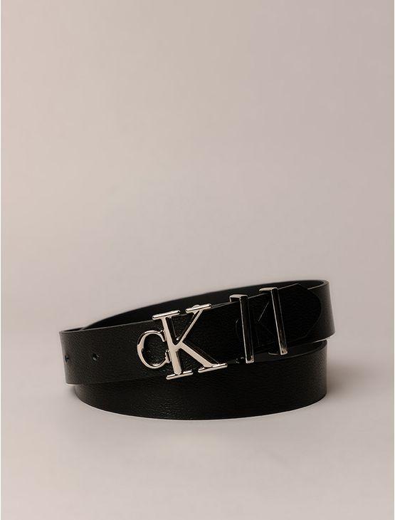 Cinto Calvin Klein Jeans Fivela Ck - Preto Cinto Calvin Klein Jeans Fivela Ck Preto Pp