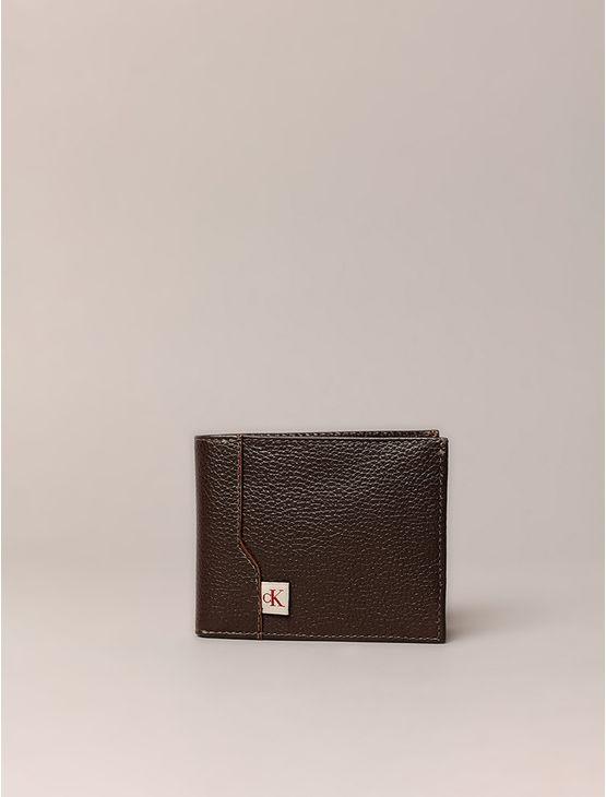 Carteira Calvin Klein Jeans Etiqueta Ck - Cafe Carteira Calvin Klein Jeans Etiqueta Ck Cafe u