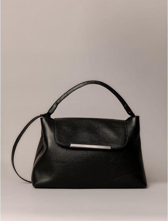 Bolsa Grande Calvin Klein Feminina Placa Calvin Klein - Preto Bolsa Grande Calvin Klein Feminina Placa Calvin Klein Preto u