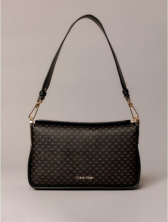 Bolsa Feminina Monograma Calvin Klein - Marrom Bolsa Feminina Monograma Calvin Klein Marrom u