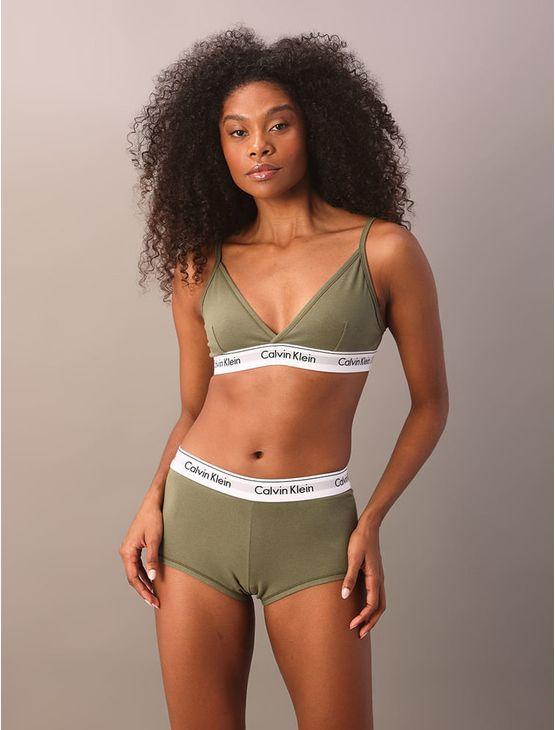 Calcinha Boyshort Modern Cotton - Militar Calcinha Boyshort Modern Cotton Militar m