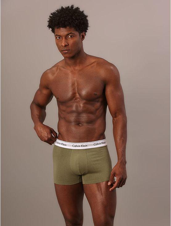 Kit 2 Cuecas Trunk Modern Cotton - Preto/Militar Kit 2 Cuecas Trunk Modern Cotton Preto/Militar p
