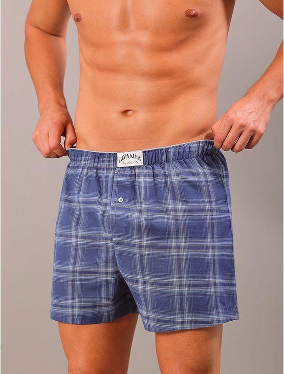 Cueca Samba Canção Tricoline Heritagem c - Azul Médio Cueca Samba Canção Tricoline Heritagem c Azul Médio g