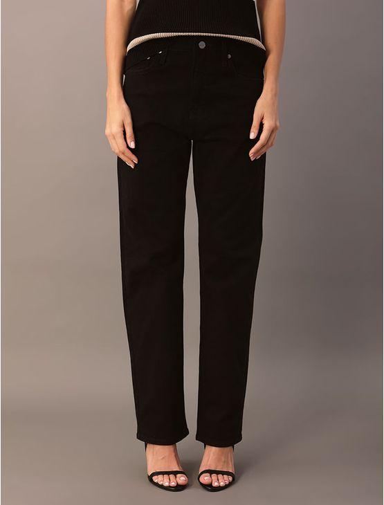 Calça Color Feminina Straight 5 Pockets - Preto Calça Color Feminina Straight 5 Pockets Preto 38