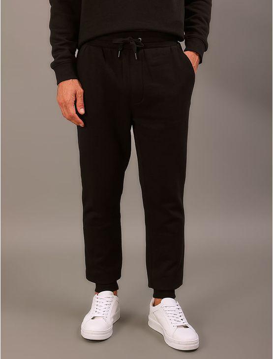 Calça de Moletom Cks Masculino Calvin Klein Bordado - Preto Calça de Moletom Cks Masculino Calvin Klein Bordado Preto m