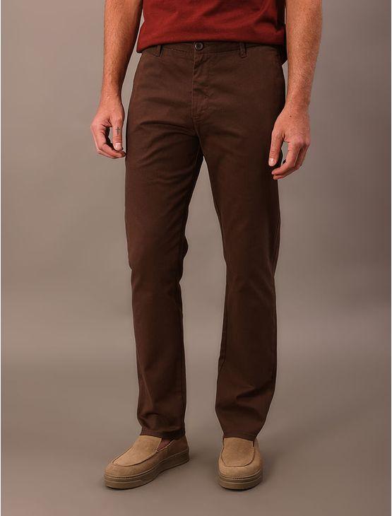 Calça Chino Slim - Marrom Calça Chino Slim Marrom 48