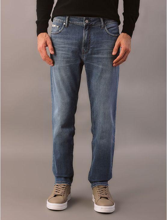 Calça Jeans Slim 5 Pockets - Azul Claro Calça Jeans Slim 5 Pockets Azul Claro 40