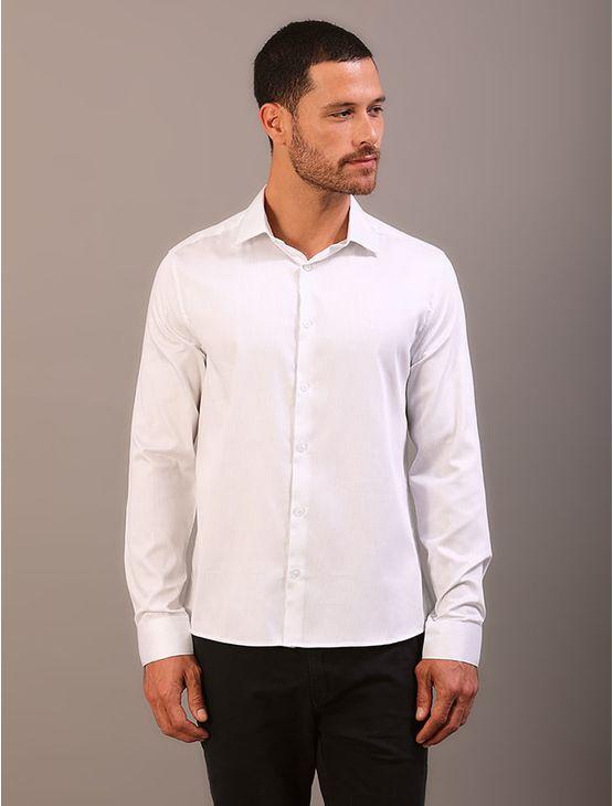 Camisa Manga Longa Slim Fio 60 - Branco Camisa Manga Longa Slim Fio 60 Branco 6