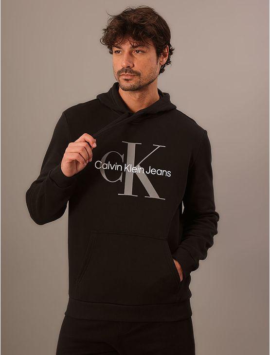 Moletom Masculino Hoddie Calvin Klein Jeans - Preto Moletom Masculino Hoddie Calvin Klein Jeans Preto m