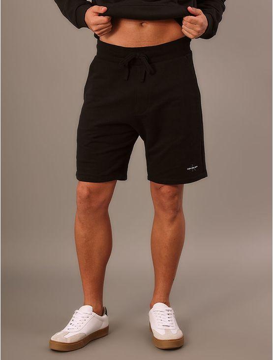Bermuda Masculina Moletom Re Issue Calvin Klein Jeans - Preto Bermuda Masculina Moletom Re Issue Calvin Klein Jeans Preto p