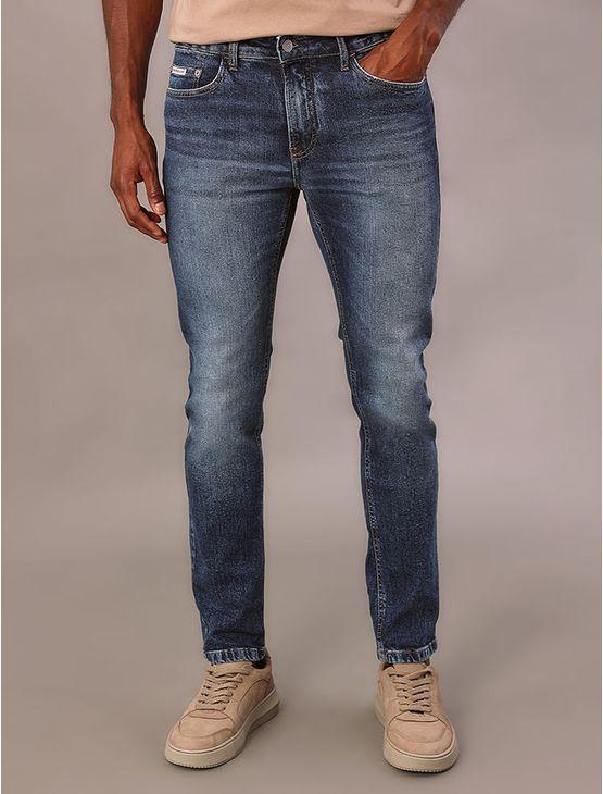Calça Jeans Super Skinny 5 Pockets - Azul Médio Calça Jeans Super Skinny 5 Pockets Azul Médio 48