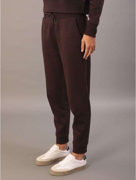 Calça Calvin Klein Jeans Feminina Com Felpa - Cafe Calça Calvin Klein Jeans Feminina Com Felpa Cafe g