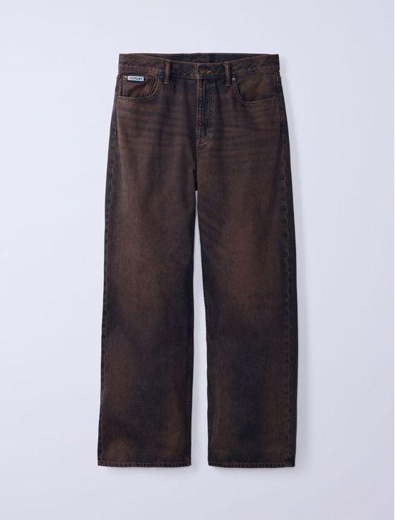 Calça Jeans Jung Kook For Calvin Klein High Rise Baggy - Bronze Calça Jeans Jung Kook For Calvin Klein High Rise Baggy Bronze 42