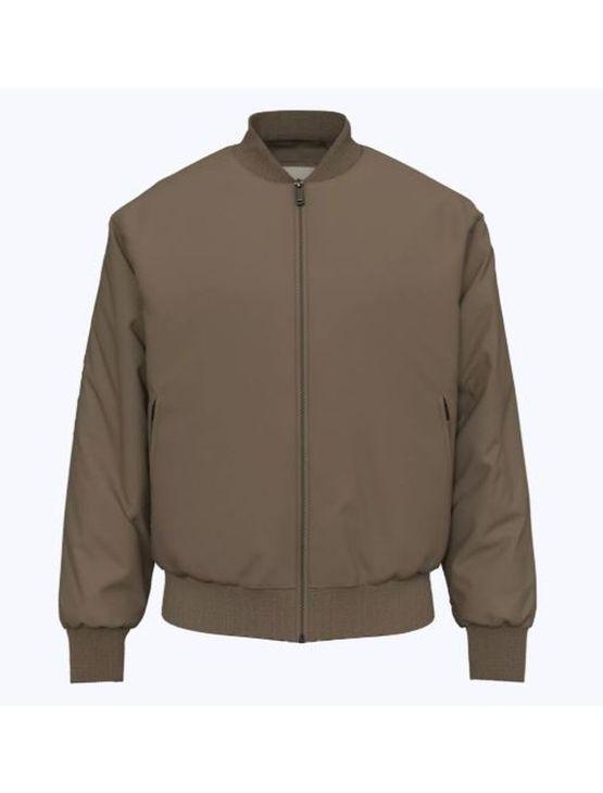 Jaqueta Calvin Klein Bomber Slim - Caqui Medio Jaqueta Calvin Klein Bomber Slim Caqui Medio Gg