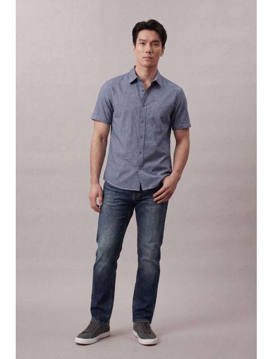 Camisa Mc Ckj Chevron - Marinho Camisa Mc Ckj Chevron Marinho g