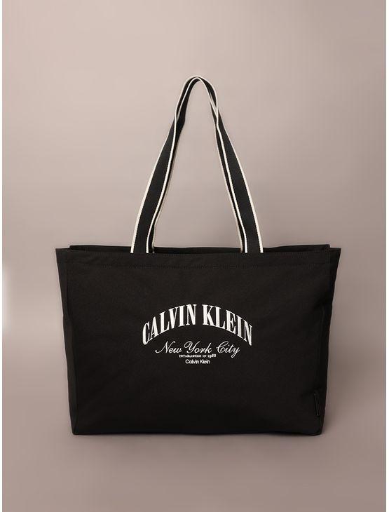 Bolsa Tote Ckj Graphic Logo - Preto Bolsa Tote Ckj Graphic Logo Preto u