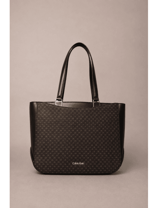 Bolsa Ck Tote Lisa Metal na Alça - Marrom Bolsa Ck Tote Lisa Metal na Alça Marrom u