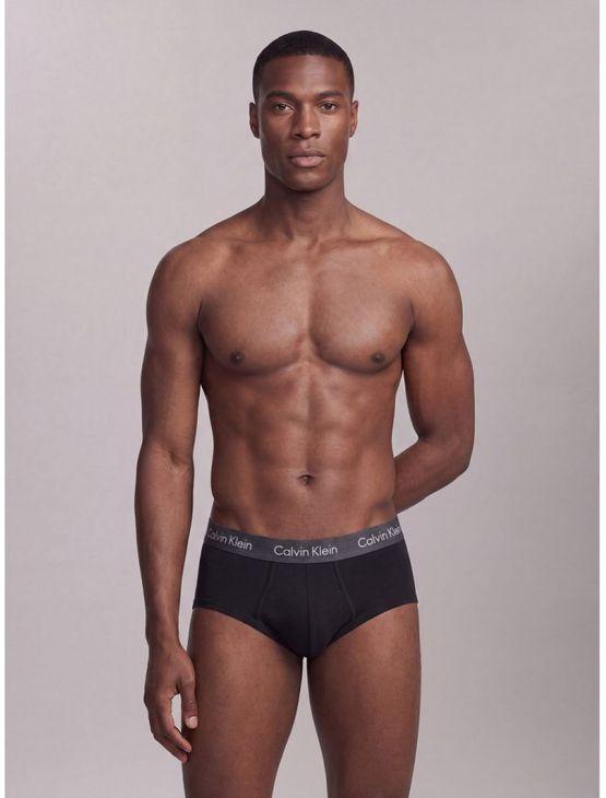 Kit 3 Cuecas Brief Clássica Cintura Baixa Calvin Klein Underwear - Preto Kit 3 Cuecas Brief Clássica Cintura Baixa Calvin Klein Underwear Preto Xl