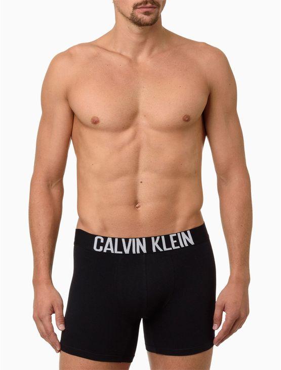 Kit 2 Cuecas Boxer Cotton Intense Power Calvin Klein Underwear - Preto Kit 2 Cuecas Boxer Cotton Intense Power Calvin Klein Underwear Preto p