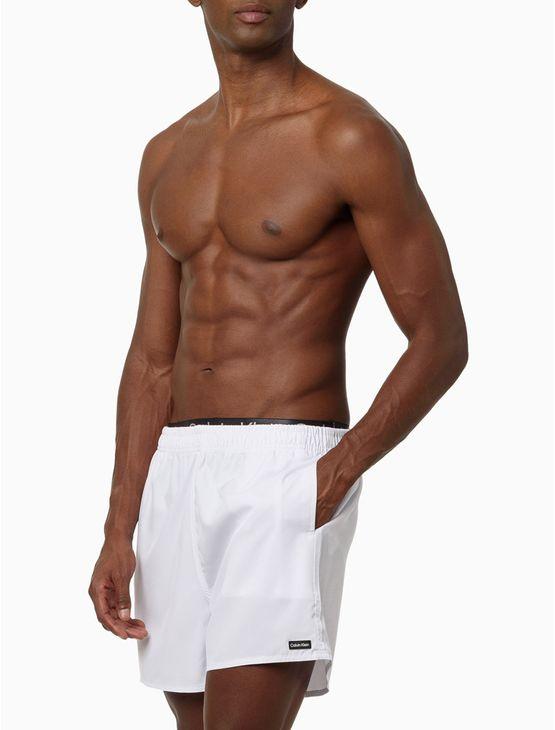 Short D'Água Masculino Elástico Calvin Klein Swimwear - Branco 2 Short D'Água Masculino Elástico Calvin Klein Swimwear Branco 2 Ggg