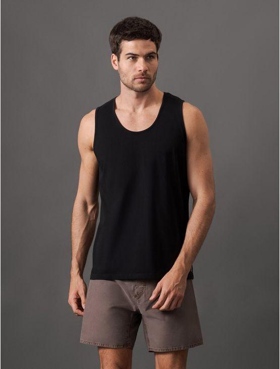 Regata Masculina Swimwear Calvin Klein - Preto Regata Masculina Swimwear Calvin Klein Preto Pp