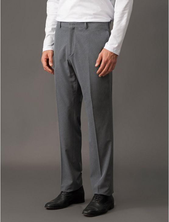 Calça Social Masculina Slim Tech Calvin Klein - Chumbo Calça Social Masculina Slim Tech Calvin Klein Chumbo 38