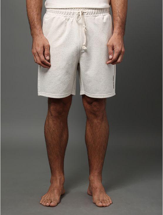 Bermuda Masculina Linen Lounge Calvin Klein Underwear - Off White Bermuda Masculina Linen Lounge Calvin Klein Underwear Off White m