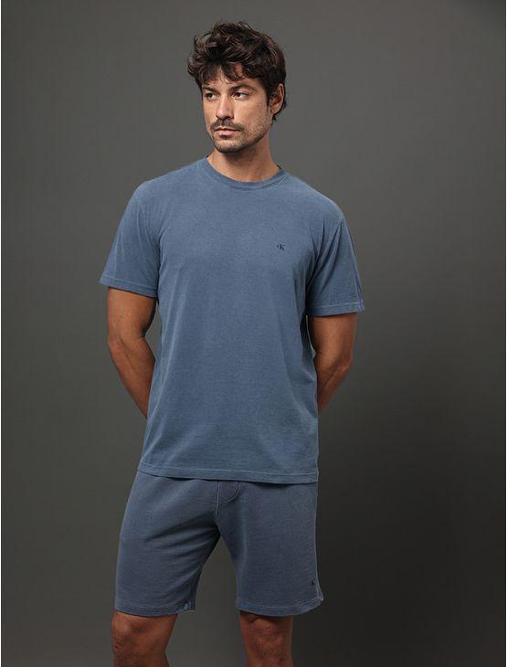 Camiseta Masculina Logo Monogram Calvin Klein Jeans - Marinho Camiseta Masculina Logo Monogram Calvin Klein Jeans Marinho p