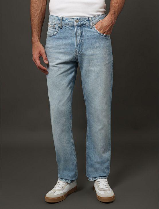 Calça Jeans Masculina 5 Pockets Calvin Klein Jeans - Azul Claro Calça Jeans Masculina 5 Pockets Calvin Klein Jeans Azul Claro 42