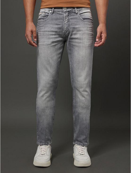 Calça Jeans Masculina Skinny 5 Pockets 3d Calvin Klein Jeans - Cinza Claro Calça Jeans Masculina Skinny 5 Pockets 3d Calvin Klein Jeans Cinza Claro 48