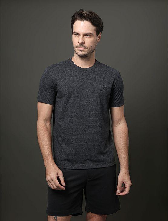 Camiseta Masculina Listrada Calvin Klein - Preto Camiseta Masculina Listrada Calvin Klein Preto Pp