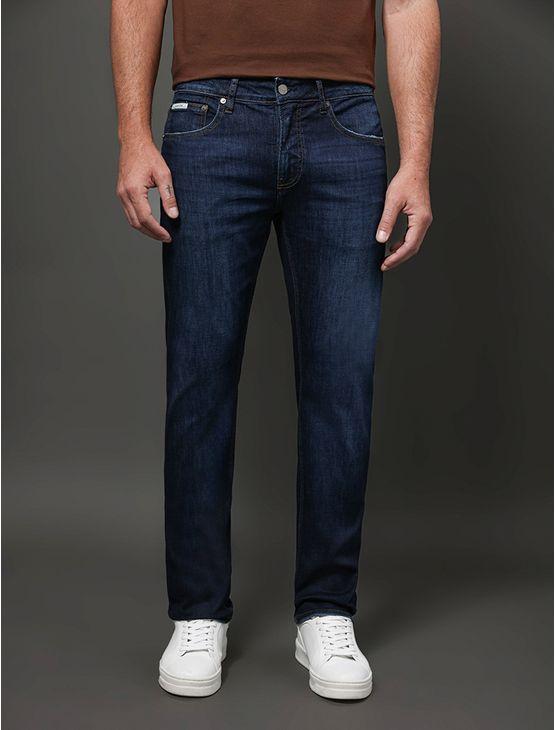 Calça Jeans Masculina Skinny Controle Térmico Calvin Klein - Marinho Calça Jeans Masculina Skinny Controle Térmico Calvin Klein Marinho 48