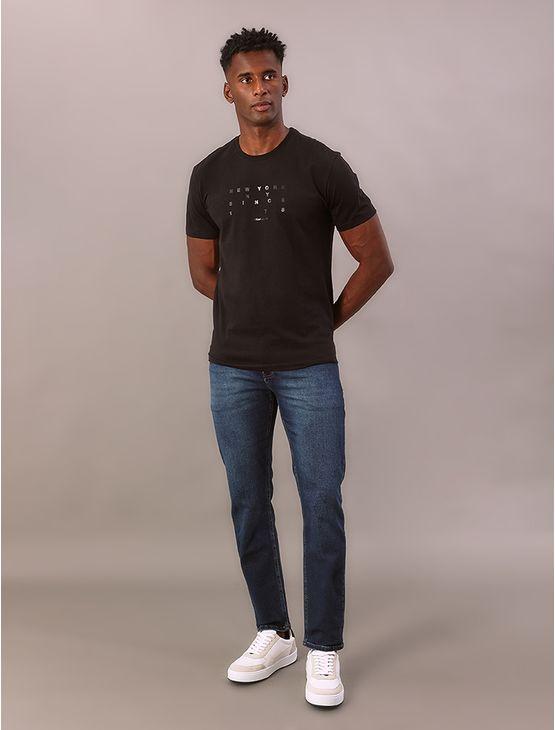 Camiseta Manga Curta Calvin Klein Jeans Masculino Logo Gel Ny Since 7 - Preto Camiseta Manga Curta Calvin Klein Jeans Masculino Logo Gel Ny Since 7 Preto g