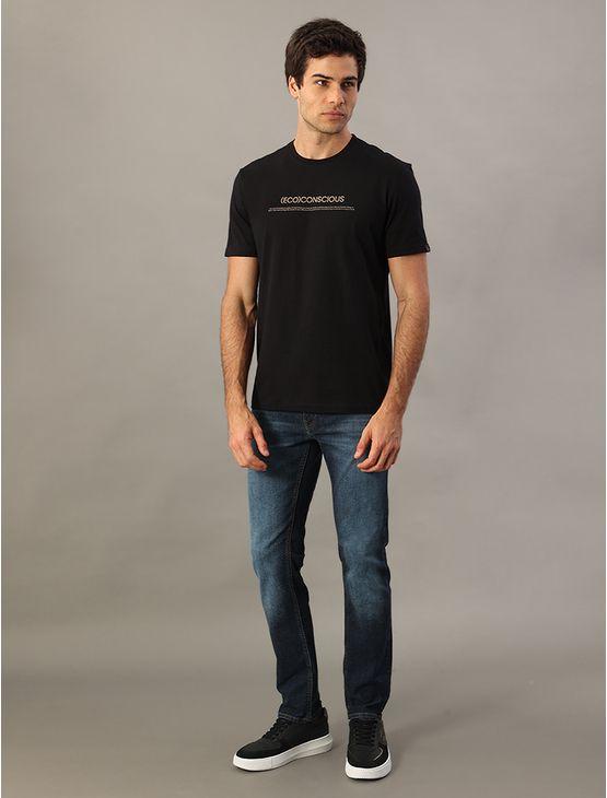 Camiseta Manga Curta Calvin Klein Jeans Masculino (Eco) Conscious - Preto Camiseta Manga Curta Calvin Klein Jeans Masculino (Eco) Conscious Preto g
