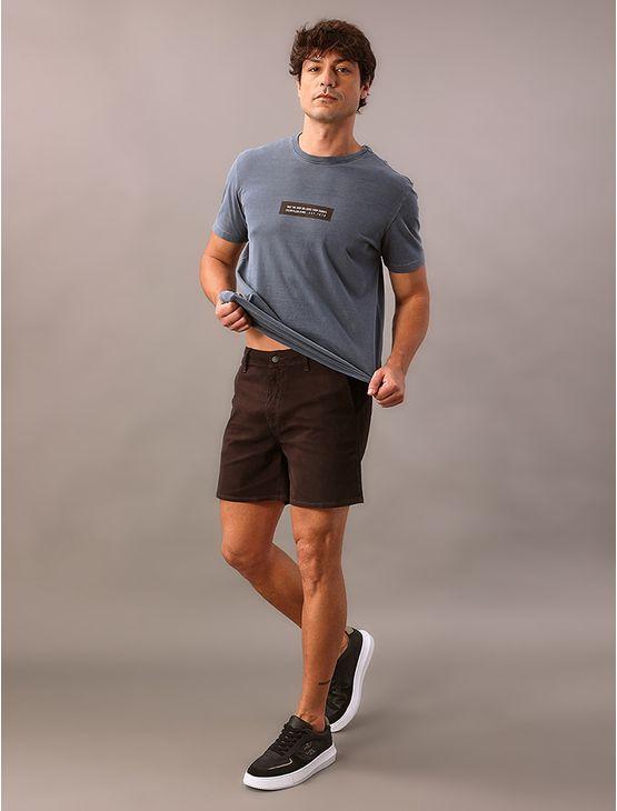 Shorts Color Bolso Faca - Marrom Shorts Color Bolso Faca Marrom 46