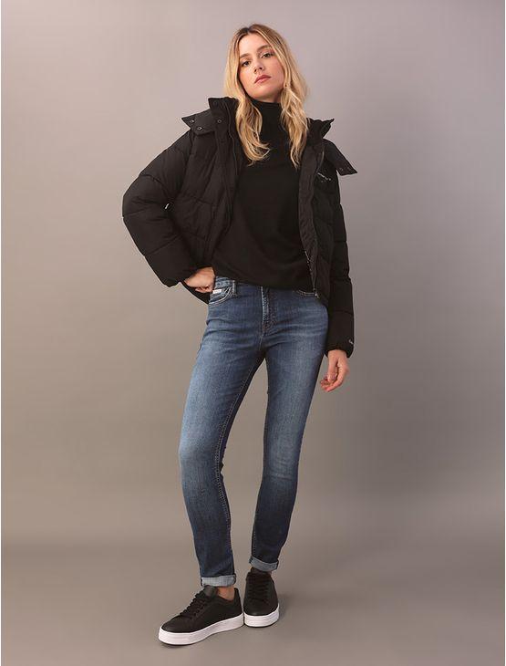 Jaqueta Feminina Acolchoada Com Logotipo Calvin Klein - Preto Jaqueta Feminina Acolchoada Com Logotipo Calvin Klein Preto g
