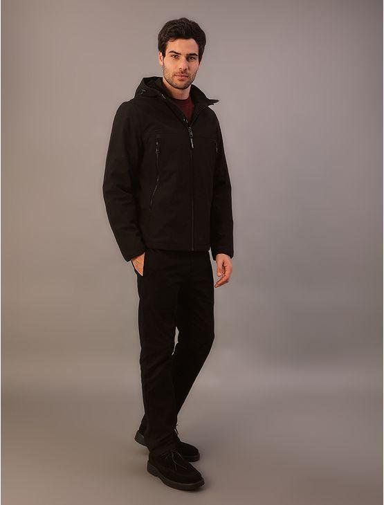 Jaqueta Masculina Básica Bolso Lateral Calvin Klein Jeans - Preto Jaqueta Masculina Básica Bolso Lateral Calvin Klein Jeans Preto m