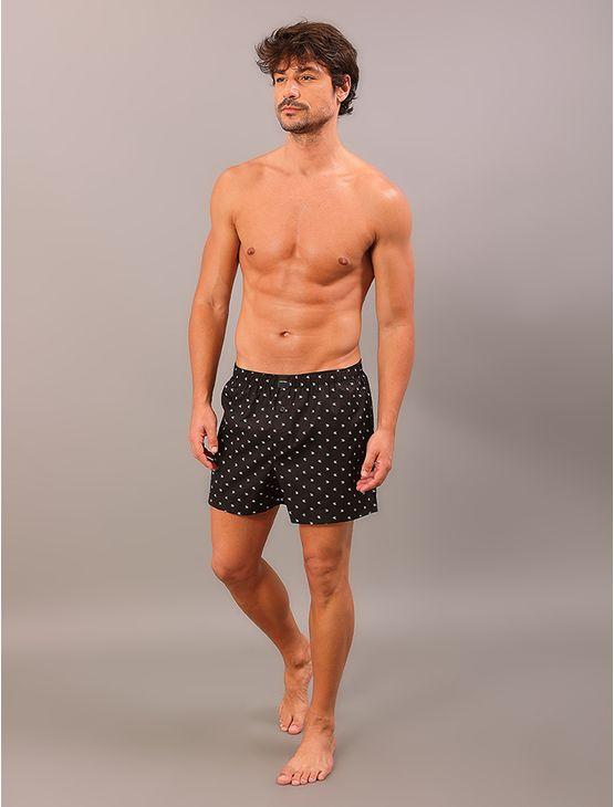 Cueca Samba Canção Modern Print Diamond Calvin Klein Underwear - Preto Cueca Samba Canção Modern Print Diamond Calvin Klein Underwear Preto p
