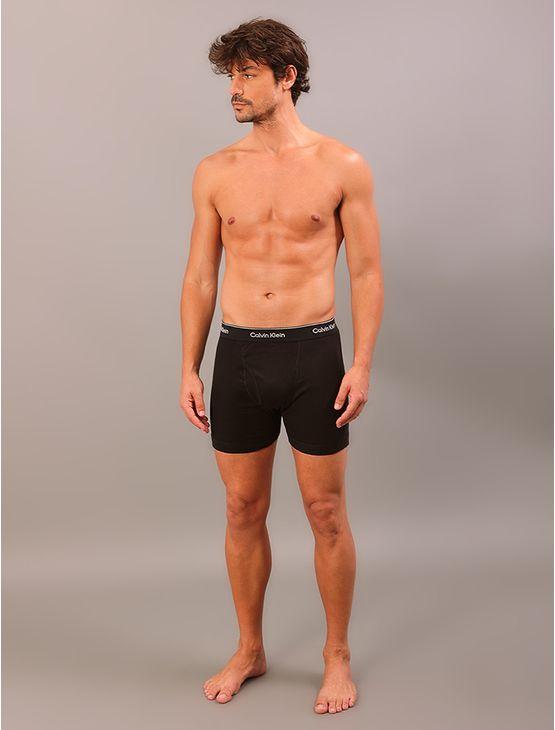 Kit 3 Cuecas Boxer Brief Cotton Calvin Klein Underwear - Black Kit 3 Cuecas Boxer Brief Cotton Calvin Klein Underwear Black m