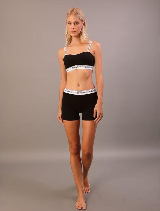 Top Feminino Modern Cotton Calvin Klein Underwear - Preto Top Feminino Modern Cotton Calvin Klein Underwear Preto m