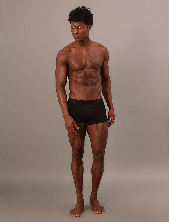 Cueca Low Rise Trunk Pima Cotton Calvin Klein Underwear - Preto Cueca Low Rise Trunk Pima Cotton Calvin Klein Underwear Preto m