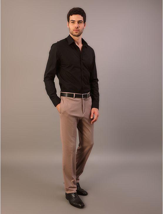 Camisa de Manga Longa Masculina Regular Estampa Ck Bordada Calvin Klein - Preto Camisa de Manga Longa Masculina Regular Estampa Ck Bordada Calvin Klein Preto 3