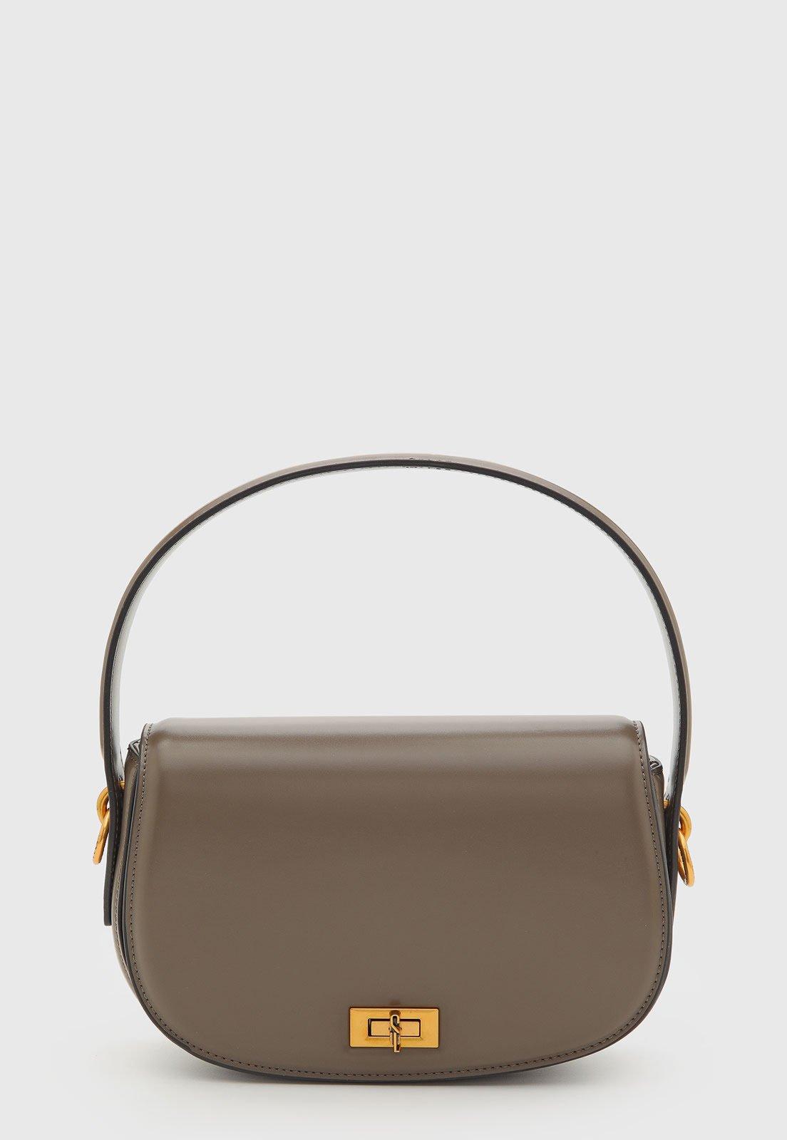 Bolsa Feminina Santa Lolla Design Estruturado Marrom