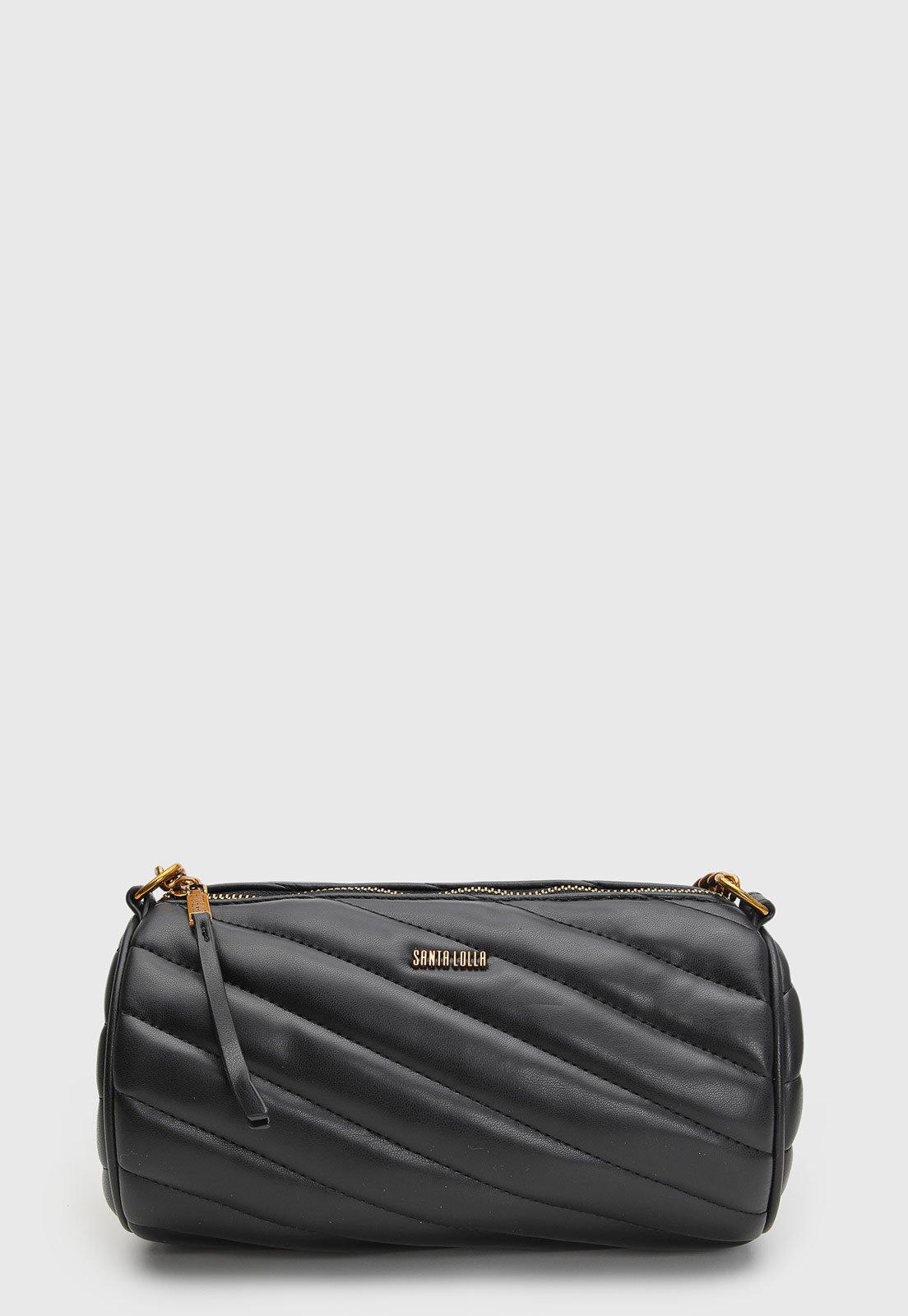 Bolsa Média Santa Lolla Matelassê Preta