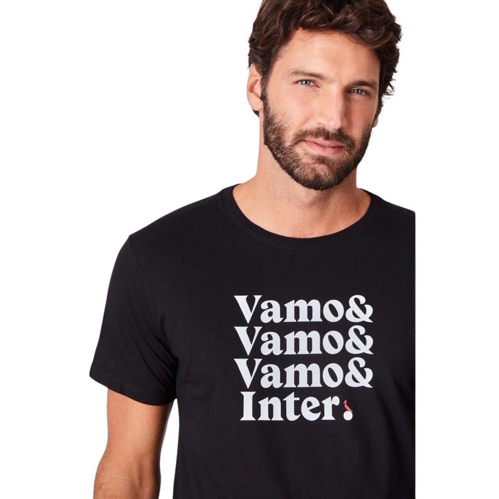 Camiseta Estampada Vamos &&& Inter Reserva
