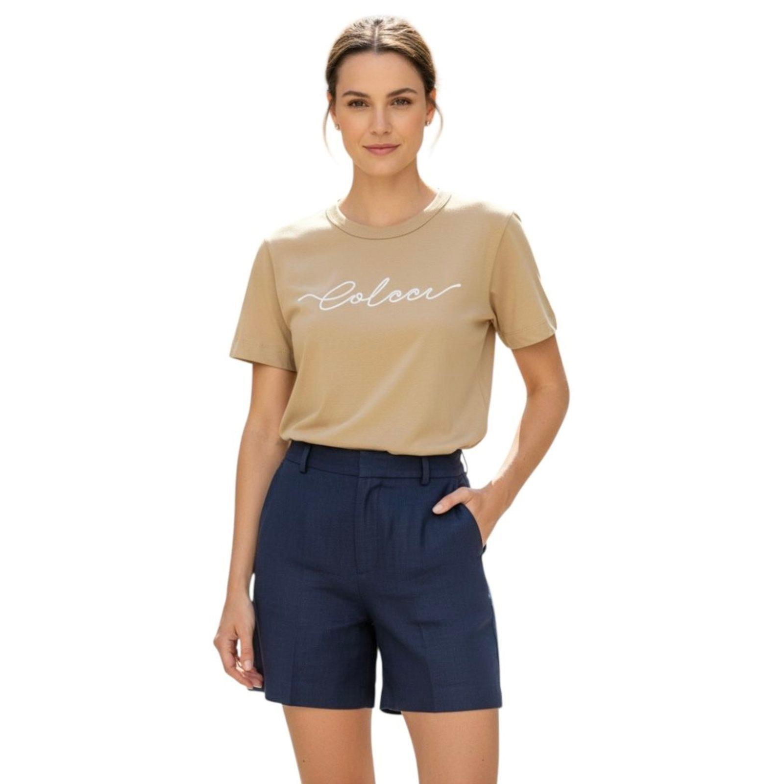 Camiseta Colcci Bege Flavo