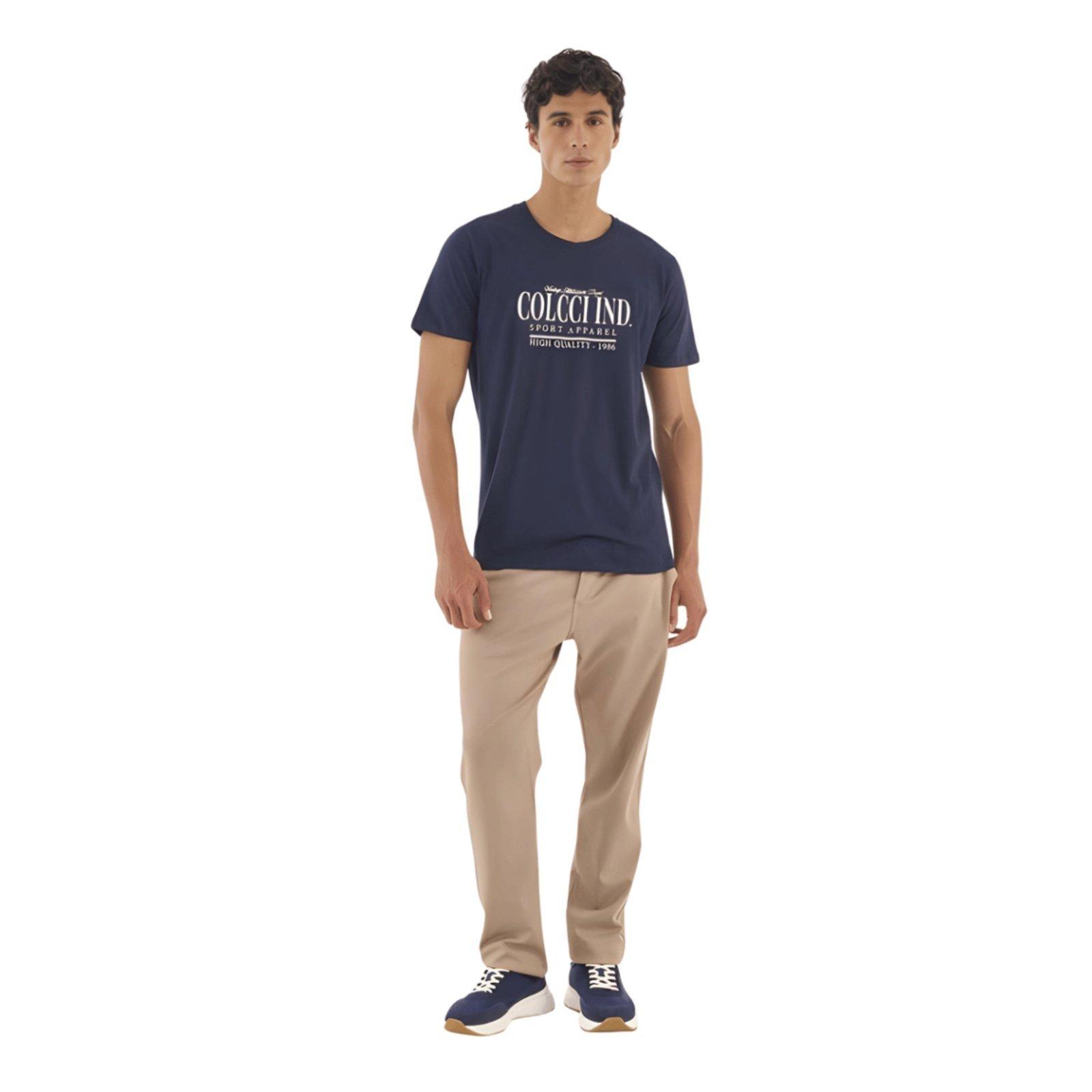 Camiseta Masculina Slim Estampa Newport Colcci