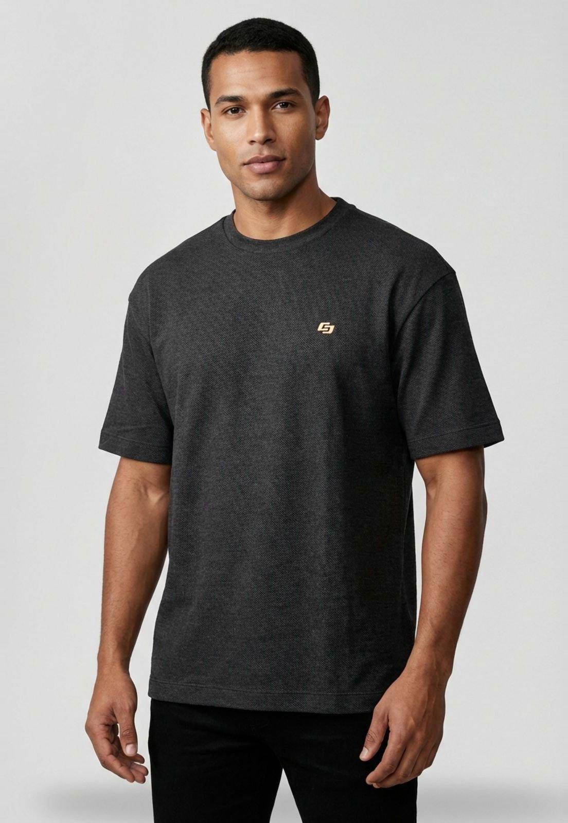 Camiseta Masculina Colcci Logo Preta